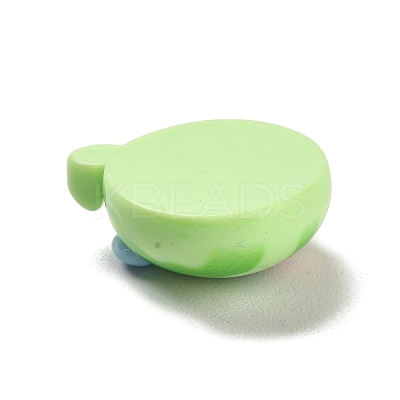 Opaque Resin Cabochons RESI-Z012-01F-1