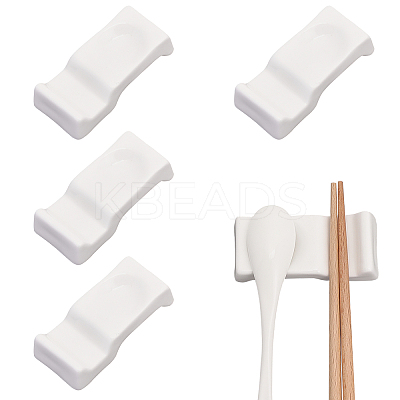 Porcelain Chopsticks Rest DJEW-WH0063-34-1