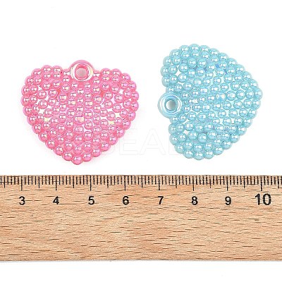 Luminous UV Plating Opaque Acrylic Pendants MACR-K361-49-1