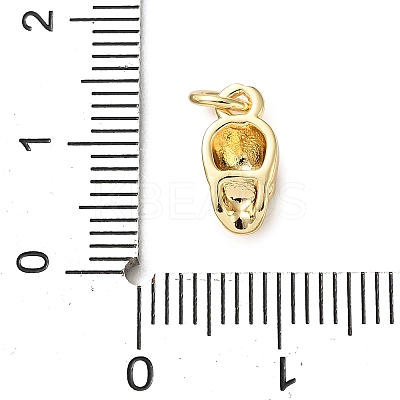 Brass Micro Pave Cubic Zirconia Charms LS-KK-I383-08G-02-1