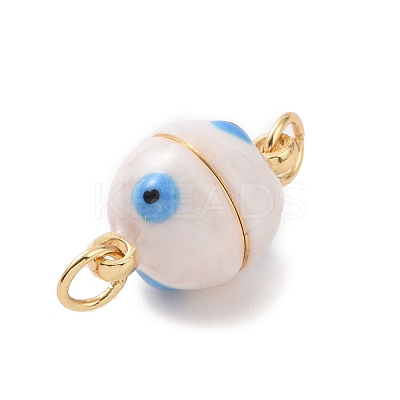 Brass Magnetic Clasps ZIRC-F136-10G-09-1