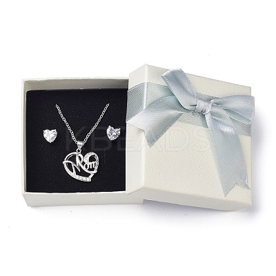 Cardboard Jewelry Set Box LS-CON-P015-01-1