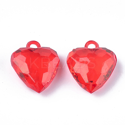 Transparent Acrylic Pendants TACR-T005-05-1