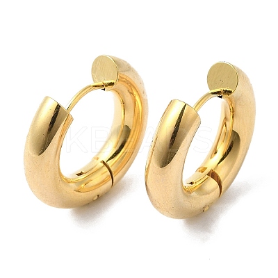 Stainless Steel Huggie Hoop Earrings EJEW-P228-05A-G-1-1