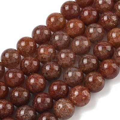 Natural Strawberry Quartz Beads Strands G-D342-A01-10mm-1