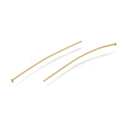 Brass Flat Head Pins KK-H502-01F-G-1