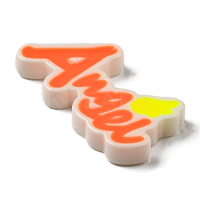 Opaque Resin Enamel Cabochons LS-RESI-I050-01C-1