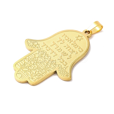304 Stainless Steel Pendants LS-STAS-Z069-02G-1