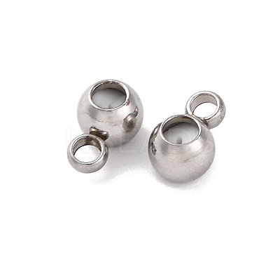 202 Stainless Steel Beads STAS-S151-02P-B-1