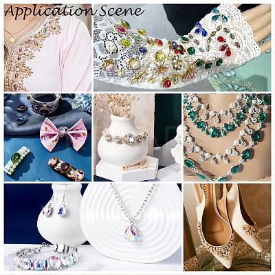 Sew on Rhinestone RGLA-T038-8mm-01-1