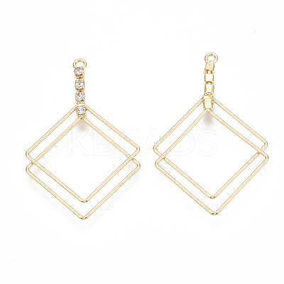 Brass Pendants KK-Q750-046G-1
