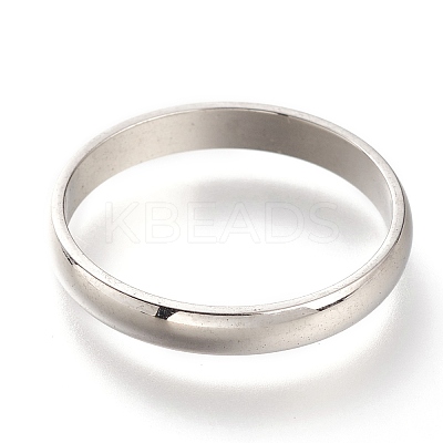 Non-Tarnish 304 Stainless Steel Plain Band Rings LS-RJEW-B0006-7-03P-1