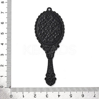 Glass Mirror Pendants FIND-Z073-04EB-1