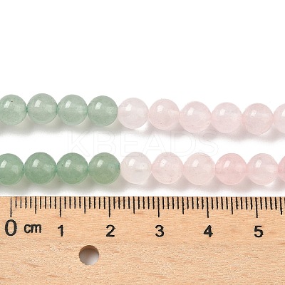 Chakra Natural Yellow Jade & Crystal Quartz & Green Aventurine & Rose Quartz & Carnelian & Sodalite & Amethyst Beads Strands G-NH0002-E03-8mm-1