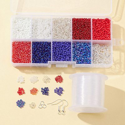 DIY Independence Day Earring Making Kit DIY-FS0004-56-1