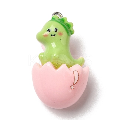 Cute Opaque Resin Pendants RESI-L038-08P-03-1