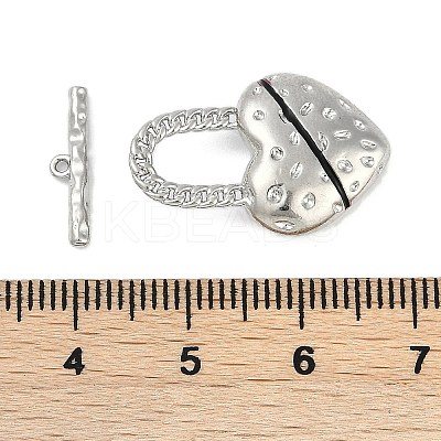 Brass Enamel Toggle Clasps KK-K391-13P-1