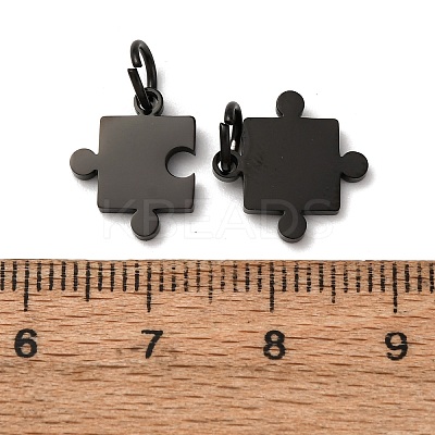 Ion Plating(IP) 304 Stainless Steel Split Pendants PW-WG12405-02B-1