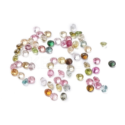 Faceted Natural Multicolor Tourmaline Cabochons X-G-I295-05B-02-1