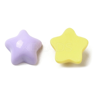 Cartoon Opaque Resin Cabochons X-RESI-C039-01O-1