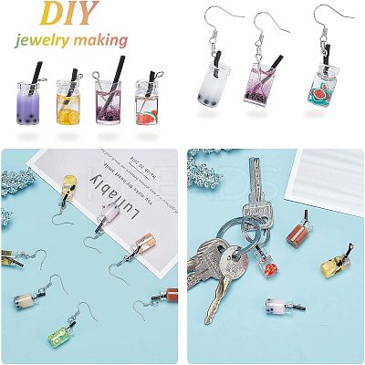 DIY 24 Pair Summer Style Dangle Earring Making Kits DIY-NB0004-86P-1