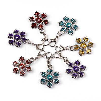 Zinc Alloy Enamel Pendants ENAM-H169-M-1