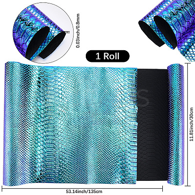 Laser PU Leather Fabric DIY-WH20032-57H-1