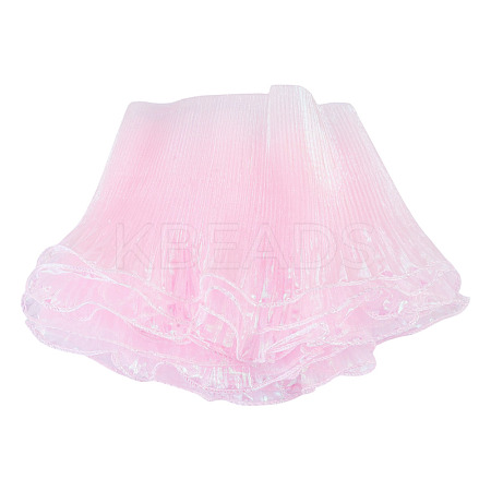 5 Yards Polyester Ruffled Ribbon OCOR-TA0004-06F-1