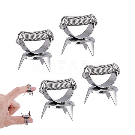 2Pcs Stainless Steel Crucible Tongs TOOL-WH0059-035-1