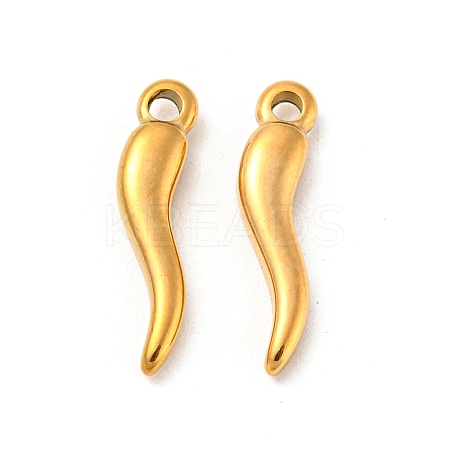 304 Stainless Steel Pendants STAS-L022-213G-1