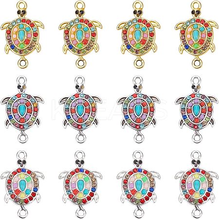 30Pcs 3 Colors Alloy Connector Charms RB-NB0001-22-1