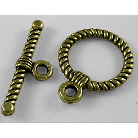 ibetan Style Alloy Toggle Clasps LS-MLF1298Y-1