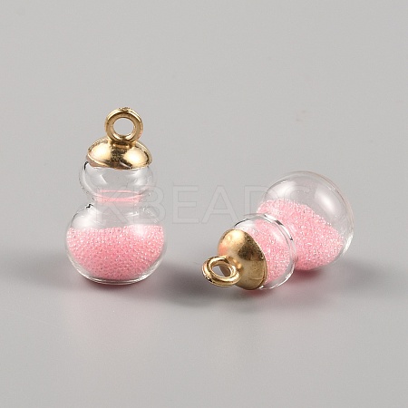 Glass Pendants LS-DIY-WH0325-34G-1