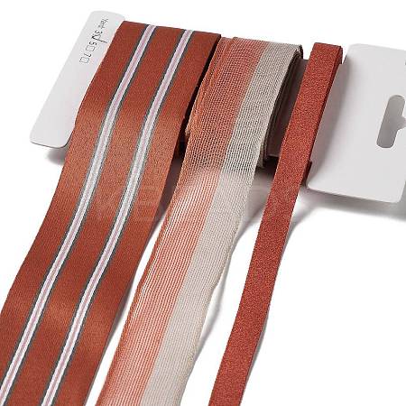 9 Yards 3 Styles Polyester Ribbon SRIB-C002-04E-1