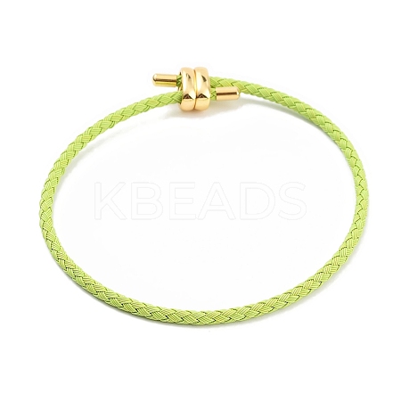 Braided Steel Wire Bracelets Making BJEW-H610-02G-01-1