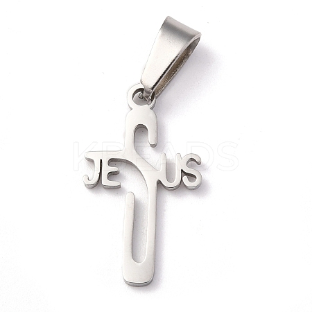 Non-Tarnish Easter 304 Stainless Steel Pendants LS-STAS-Z018-14P-1