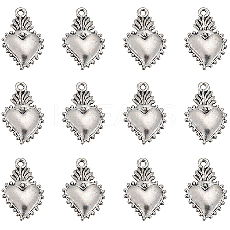 80Pcs Tibetan Style Alloy Pendants FIND-SC0007-74-1
