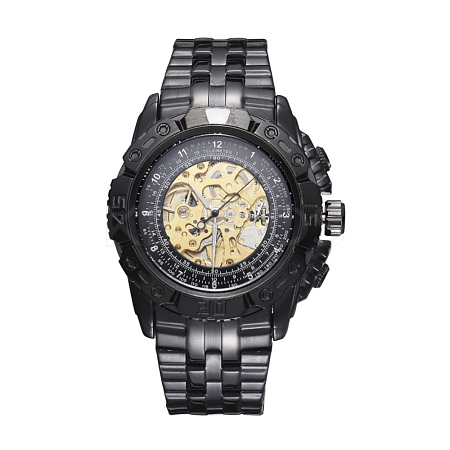 Alloy Watch Head Mechanical Watches WACH-L044-01B-GB-1