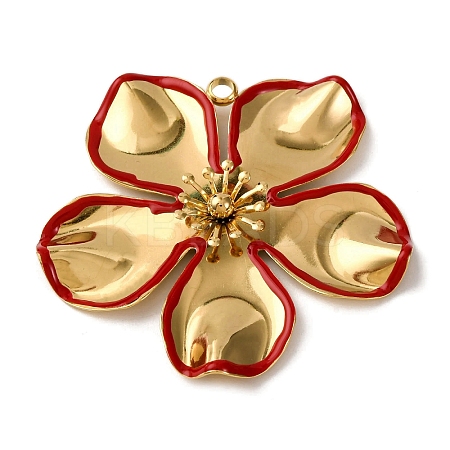 304 Stainless Steel Enamel Pendants STAS-L299-01B-G06-1