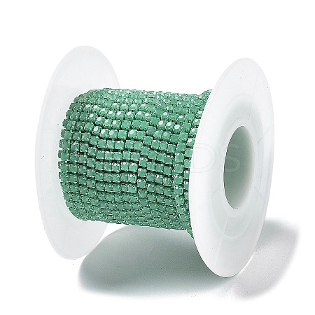 Iron Rhinestone Glass Cup Chain CH-U001-01I-1