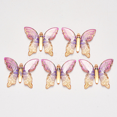 Transparent Acrylic Pendants LS-X-TACR-R140-06F-1