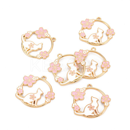 Eco-Friendly Alloy Enamel Pendants LS-ENAM-T011-60-NR-1