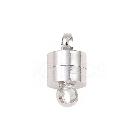 Brass Magnetic Clasps with Loops KK-I664-06P-A-1