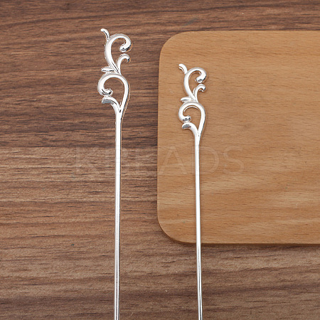 Alloy Flower Hair Sticks PW-WGDBE65-01-1