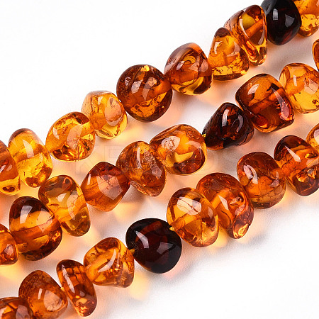 Natural Amber Beads Strands G-T138-235C-1