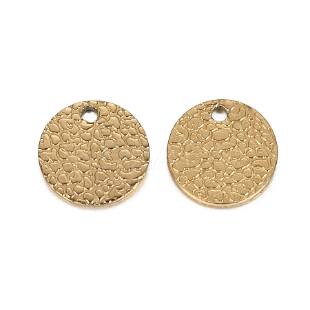 Ion Plating(IP) 304 Stainless Steel Charms STAS-I157-08C-G-1