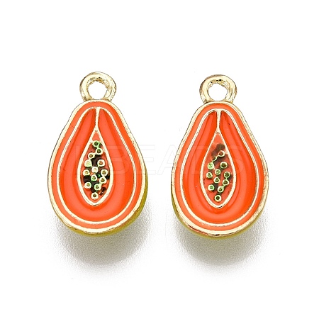 Alloy Enamel Pendants ENAM-N056-404H-1