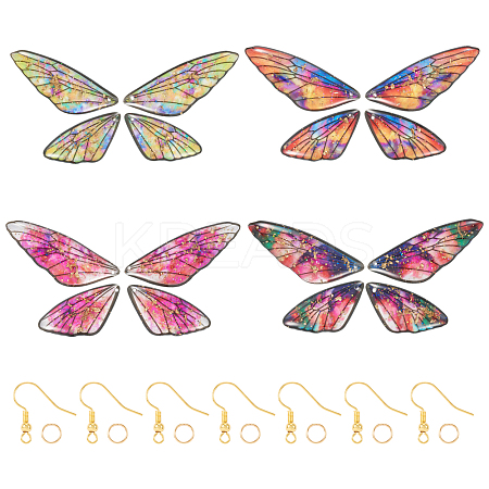 DIY Butterfly Earring Making Kit DIY-TA0005-06-1