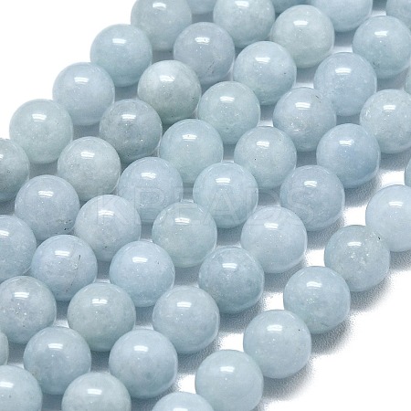 Natural Malaysia Jade Beads Strands G-L645-A01-8mm-16-1