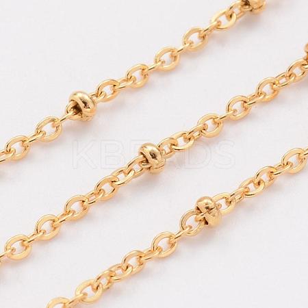 Ion Plating(IP) 304 Stainless Steel Cable Chains CHS-H007-08G-1